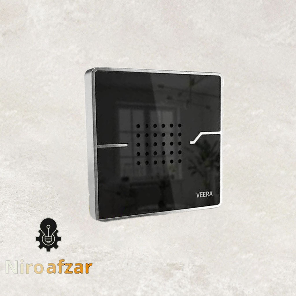 زنگ دینگ دانگ ویرا مدل T2 گلس مشکی