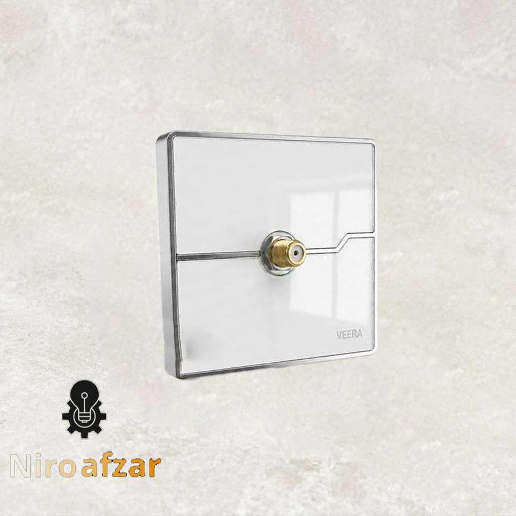 فیش آنتن ماهواره ویرا مدل T2 گلس سفید